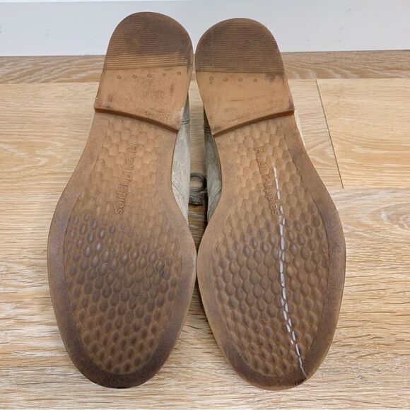 Hush Puppies Genuine Leather Women’s Size 7.5 Gray Moyen Booties - Picture 10 of 12